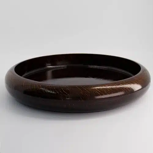 Sushi Oke - Serveerschaal - Lakwerk - Goud Hout - 43.8x7.4cm