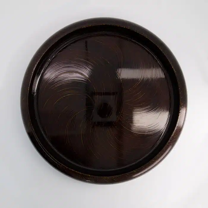 Sushi Oke - Serving Tray - Lacquer Finish - Gold Wood - 51x8.1cm - Image 3