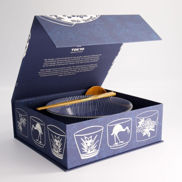 Tokyo Design Studio - Tokusa - Ramen Bowl - Gift Set - 3pcs - 1200ml - Image 6