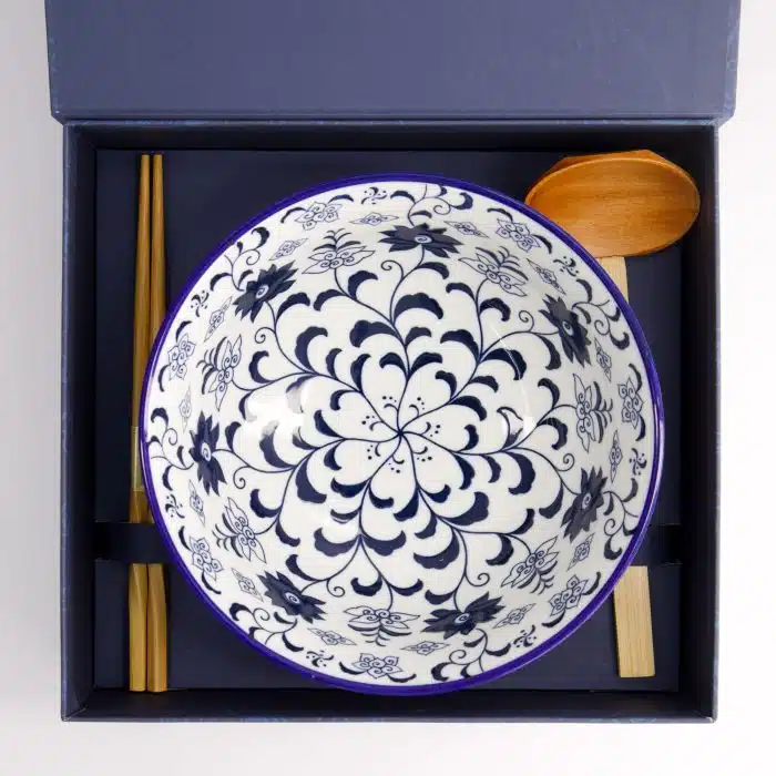 Tokyo Design Studio - Tokyo Blue - Ramen Bowl - Gift Set - 3pcs - 1300ml - Image 6