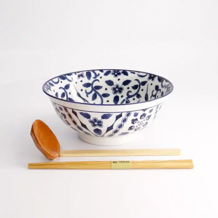 Tokyo Design Studio - Tokyo Blue - Maizuru - Ramen Bowl - Gift Set - 3 pieces - 1300ml - Image 3