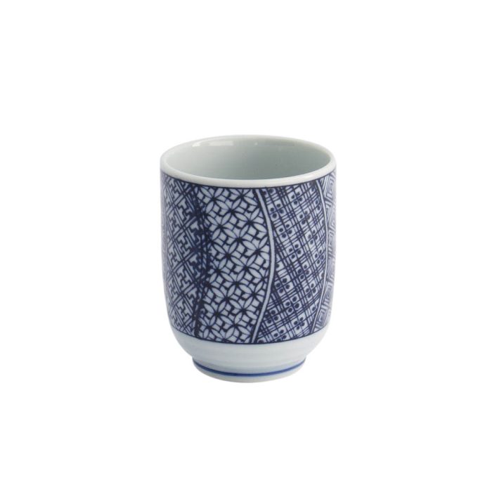 Tokyo Design Studio - Theekop - Blauw/Wit - 6,5x7,5 cm - 160 ml