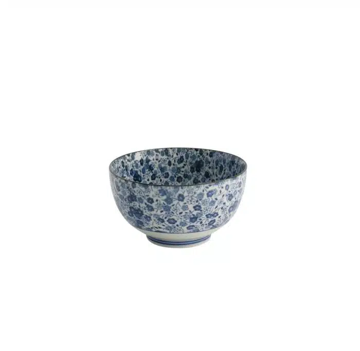 Tokyo Design Studio - Mixed Bowls - Aisone Kobana Komon - Rice Bowl - 13.2x7.2cm - 500ml - Image 2