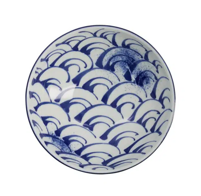 Tokyo Design Studio - Mixed Bowls - Seikaiha - Ramen Bowl - 21.3x8.2cm - 1450ml - Image 2