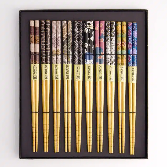 Tokyo Design Studio - Chopsticks - Gift Set - 10 Pairs - Flowers - Image 2