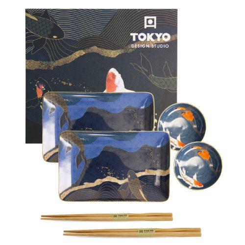 Tokyo Design Studio - Kawaii - Koi - Sushi Set - 6-delig - 2 Persoons