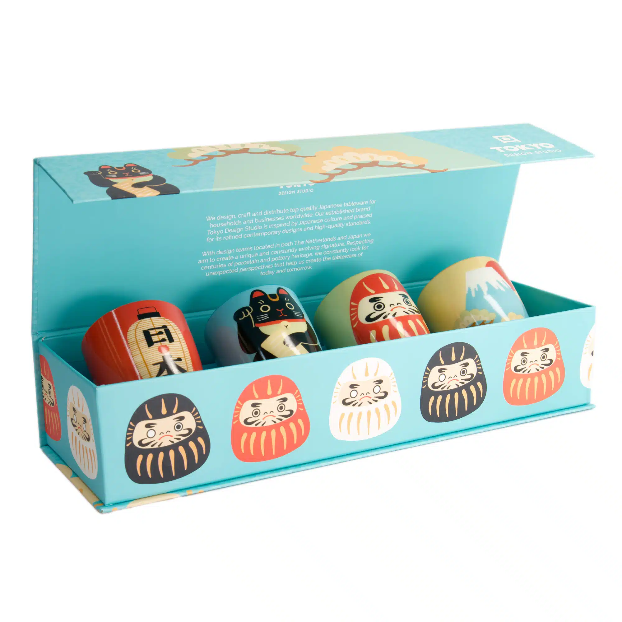 Tokyo Design Studio - Kawaii - Cup Set - 4 Pieces - 170 ml - Image 2