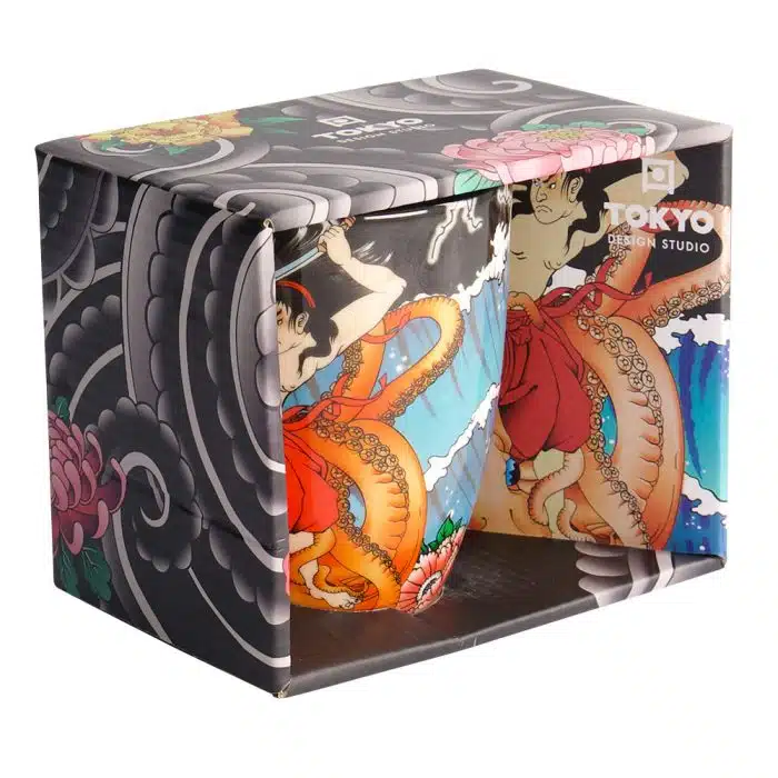 Tokyo Design Studio - Yakuza Octopus Mug - in Giftbox - 8.5x10.2cm - 380ml