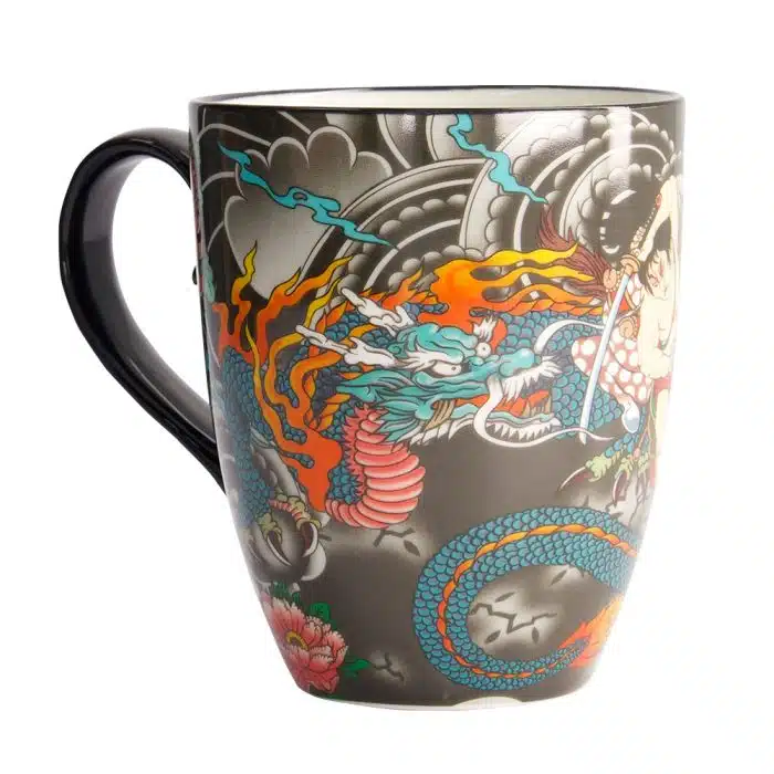 Tokyo Design Studio - Yakuza Blue Dragon Mug - in Giftbox - 8.5x10.2cm - 380ml - Image 3