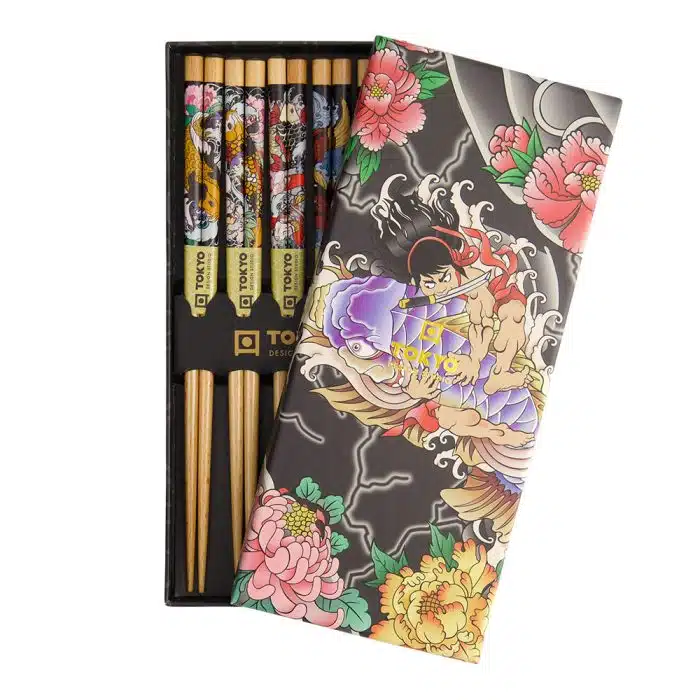 Tokyo Design Studio - Yakuza Chopsticks - Koi Carp Gift Set