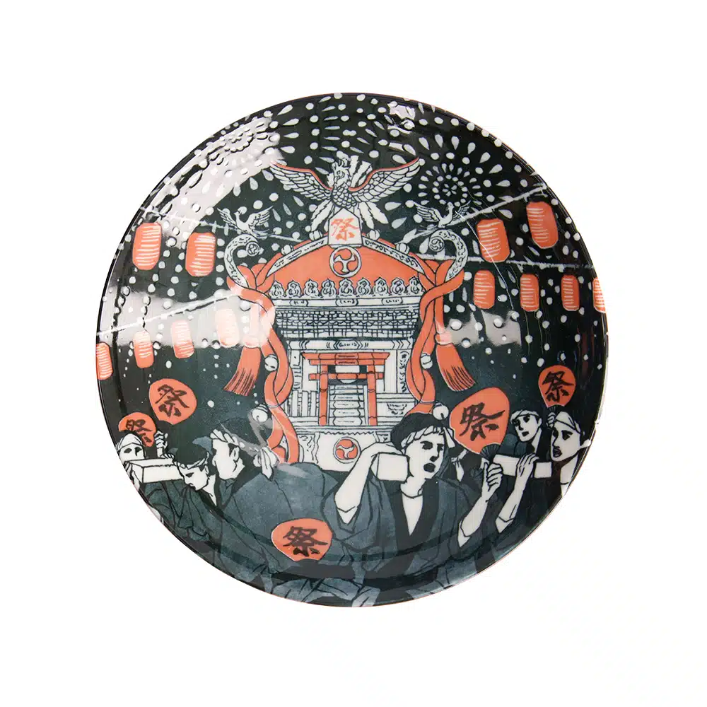 Tokyo Design Studio - Asakusa - Matsuri - Pasta Plate - 21x5cm - Image 3