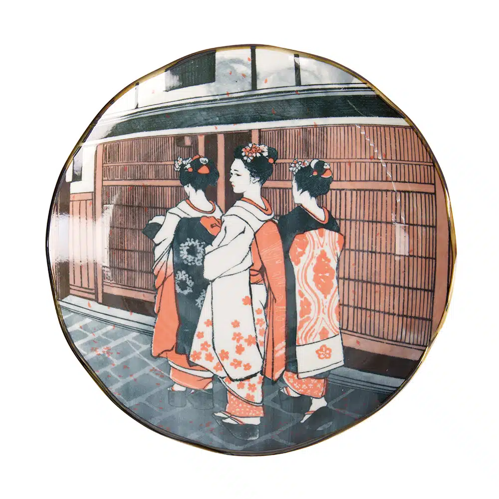 Tokyo Design Studio - Asakusa - Geisha - Dinner Plate - 25x3cm - Image 2