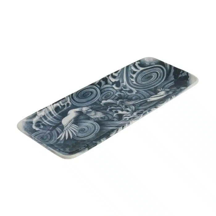 Tokyo Design Studio - Japonism Crane - Rectangular Tray - Black - 28.5x14x2.5cm - Image 3