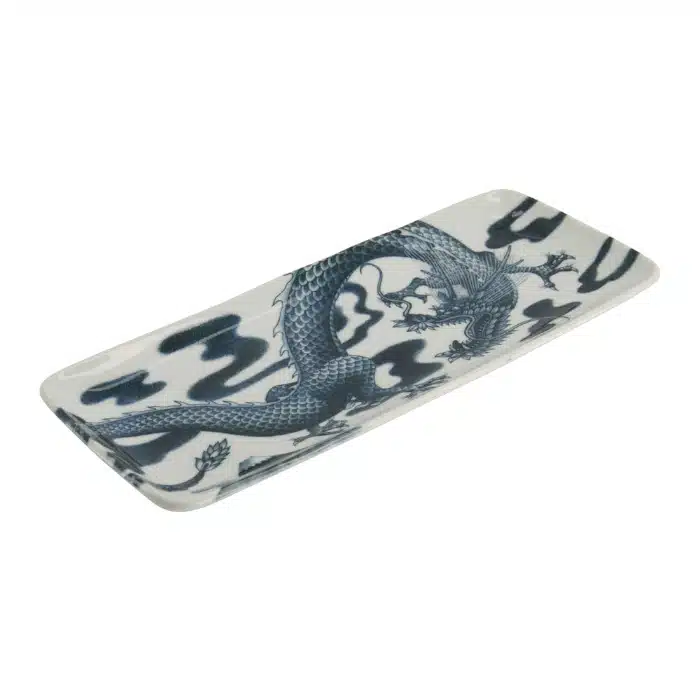 Tokyo Design Studio - Japonism Dragon - Rectangular Tray - Black - 28.5x14x2.5cm - Image 4