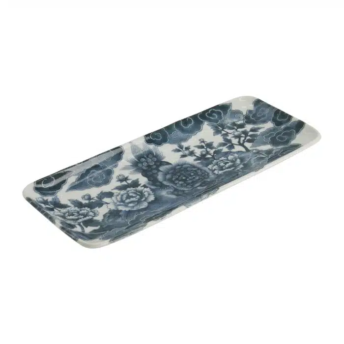 Tokyo Design Studio - Japonism Lion - Rectangular Tray - Black - 28.5x14x2.5cm - Image 4