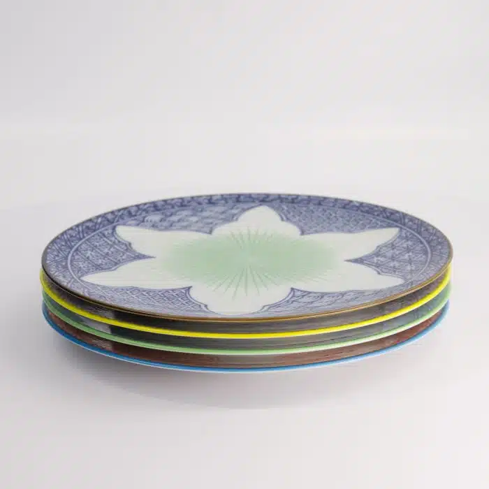 Tokyo Design Studio - Lily Flower - Dinner Plates Set - With Gift Box - 26x3cm - Image 3