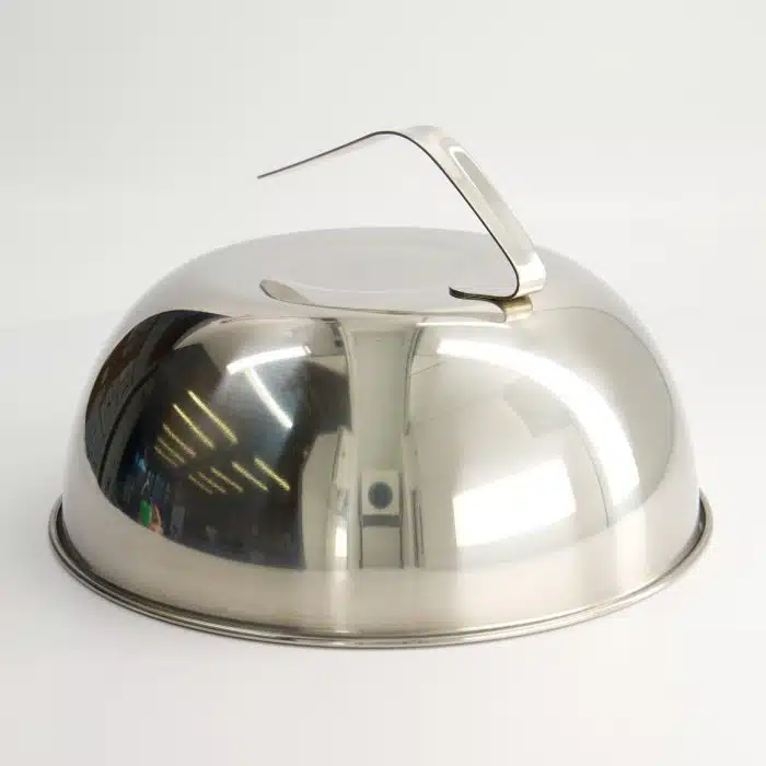Kitchen Stainless Steel Steak Cover, 27.3 x 10.5 cm - Image 3