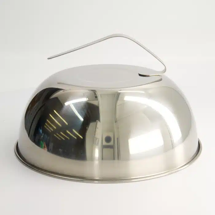 Kitchen Stainless Steel Steak Cover, 27.3 x 10.5 cm