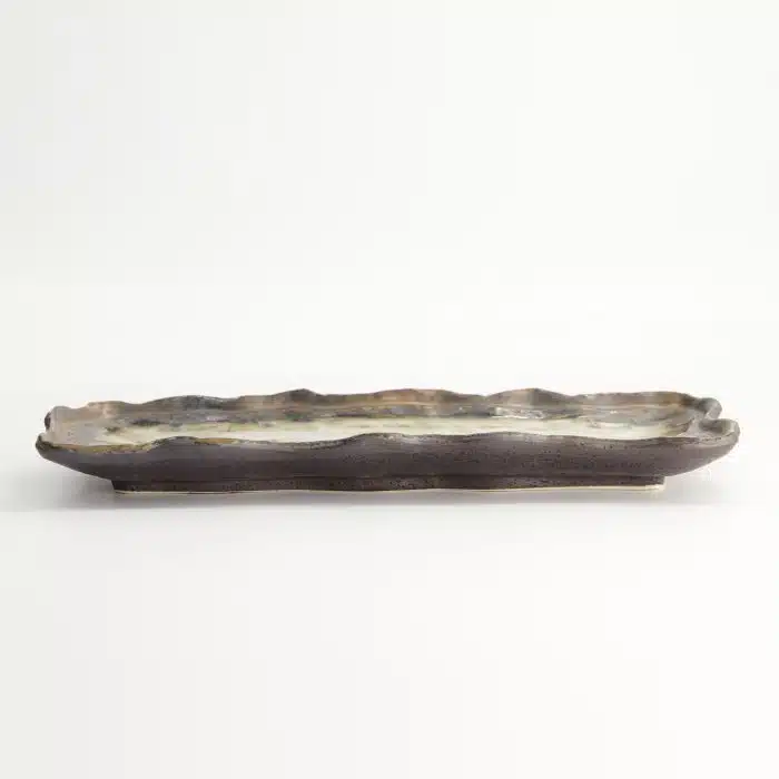 Tokyo Design Studio - Yamasaku Yohen - Gold Wave - Plate - 29x13x3cm - Image 3