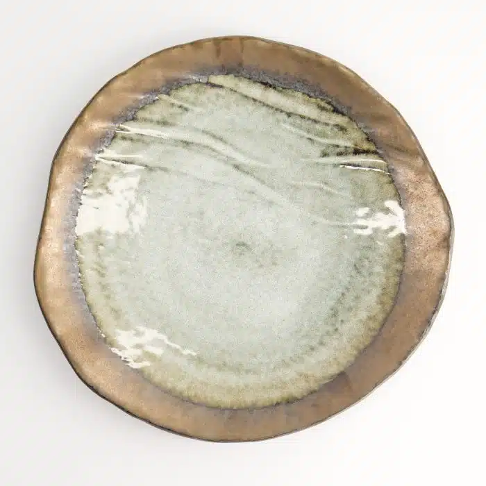 Tokyo Design Studio - Yamasaku Yohen - Gold - Plate - 28x3.5cm - Image 2