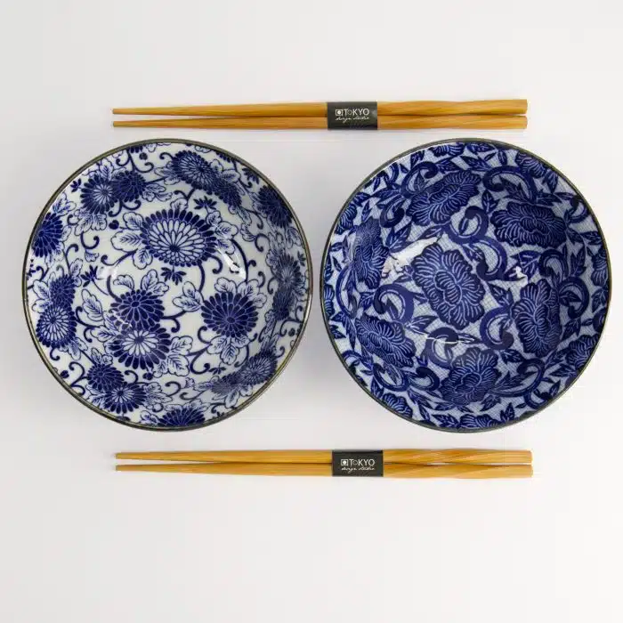 Tokyo Design Studio - Mixed Bowls - 2 Pieces - Bowl - Gift Set - 14.8x6.8cm - 550ml - Image 2