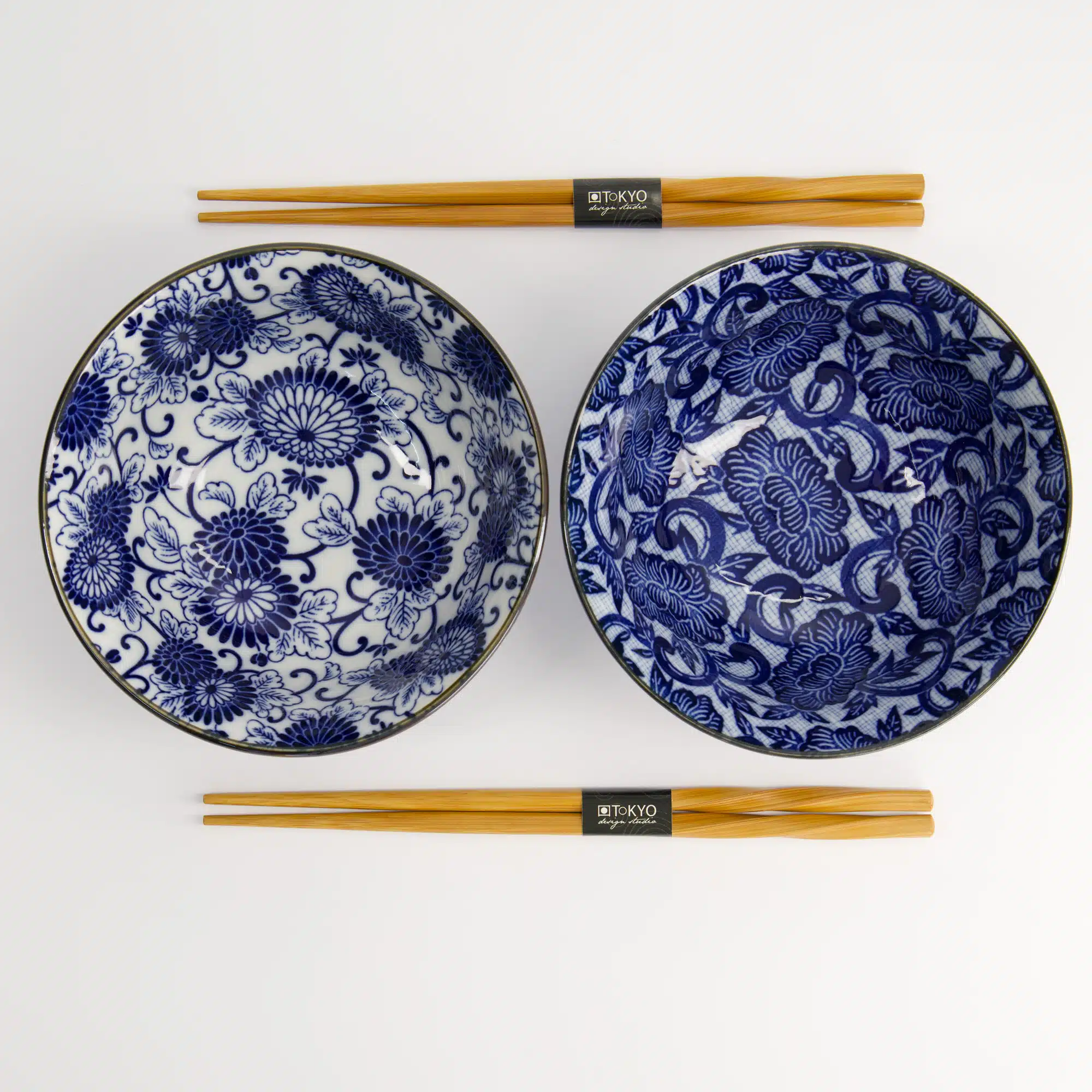 Tokyo Design Studio - Mixed Bowls - 2 Pieces - Bowl - Gift Set - 14.8x6.8cm - 550ml - Image 2