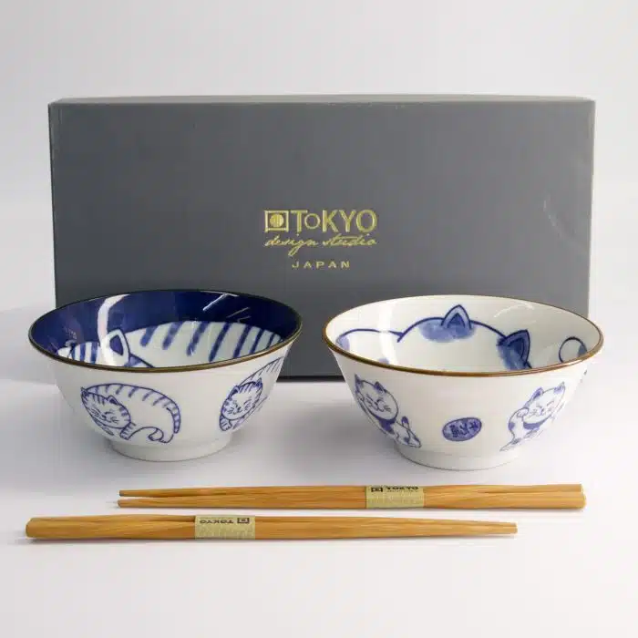 Tokyo Design Studio - Mixed Bowls - Kawaii - Gift Set - 2 Pieces - 15.5x7cm - 500ml - Image 2