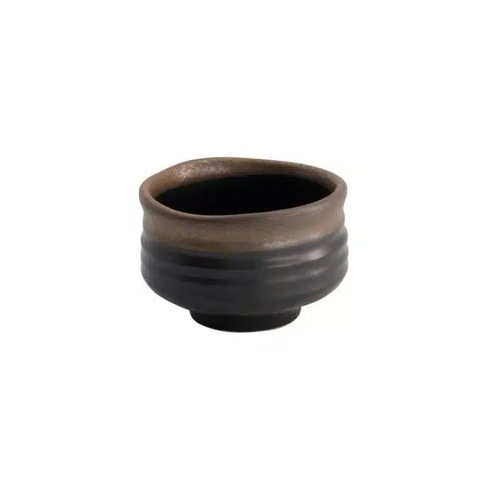 Tokyo Design Studio Sake/Matcha Cup - 7.4x4.9cm 190ml Kura-Matt-Nuriwake Black