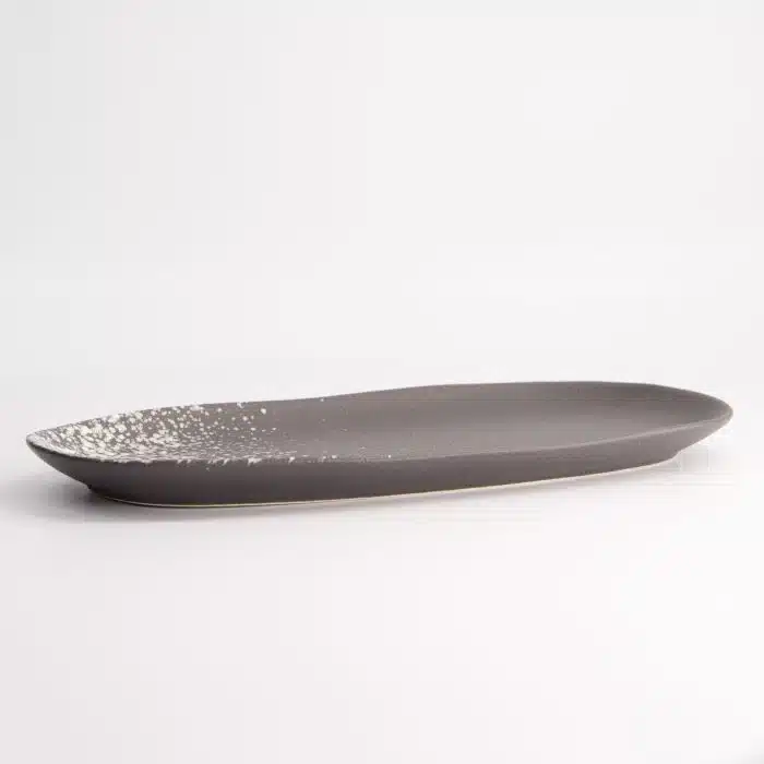 Tokyo Design Studio - Silver Grey Plate - Mixed - 15.5x30.5cm - Image 3