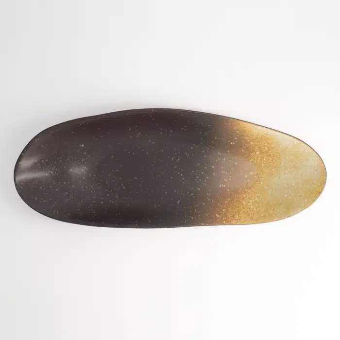 Tokyo Design Studio - Edo - Brown - Mixed Plate - 17.5x45.7cm - Image 2