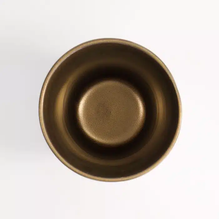 Tokyo Design Studio - Craft Teacup - Black/Gold - White Stripe - Image 2