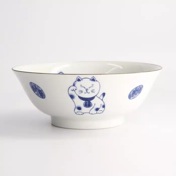 Tokyo Design Studio - Mixed Bowls - Ramen Bowl - Kat Neko - 19.8x7.5cm - Image 3