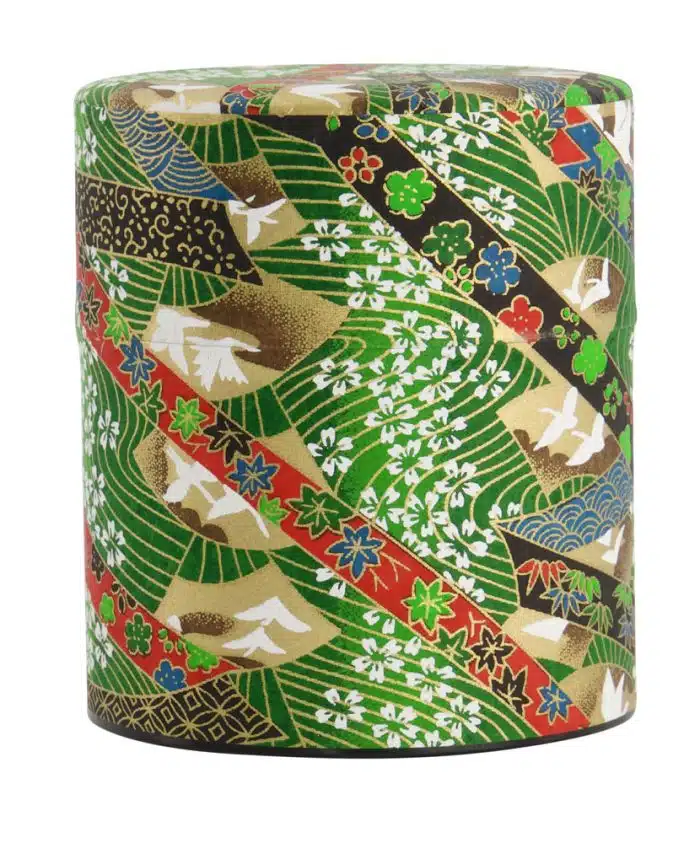 Tea Tin S.S. - Green - 7.5x9.5cm 100g