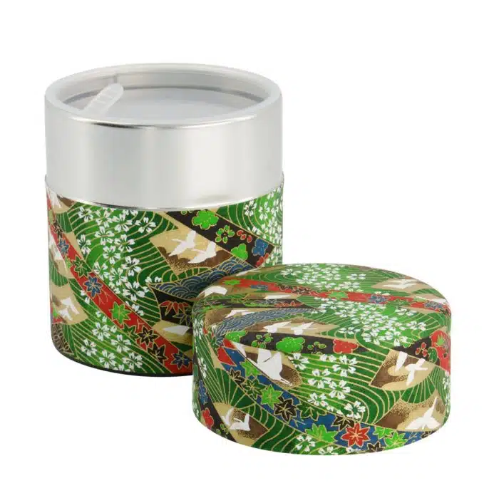 Tea Tin S.S. - Green - 7.5x9.5cm 100g - Image 2