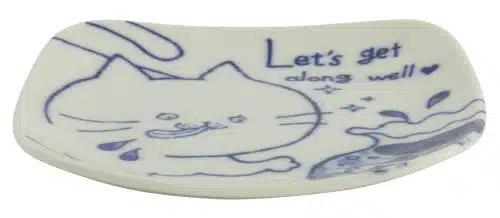 Tokyo Design Studio - Neko Maruke - Cat Plate - 14.3x2cm