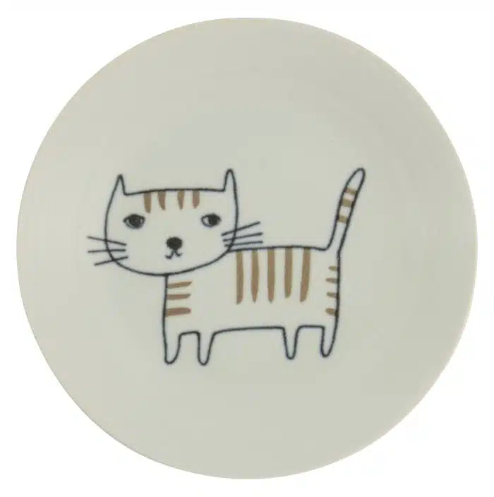Tokyo Design Studio - Neko Maruke - Cat Plate - 14.3x2cm - Image 3