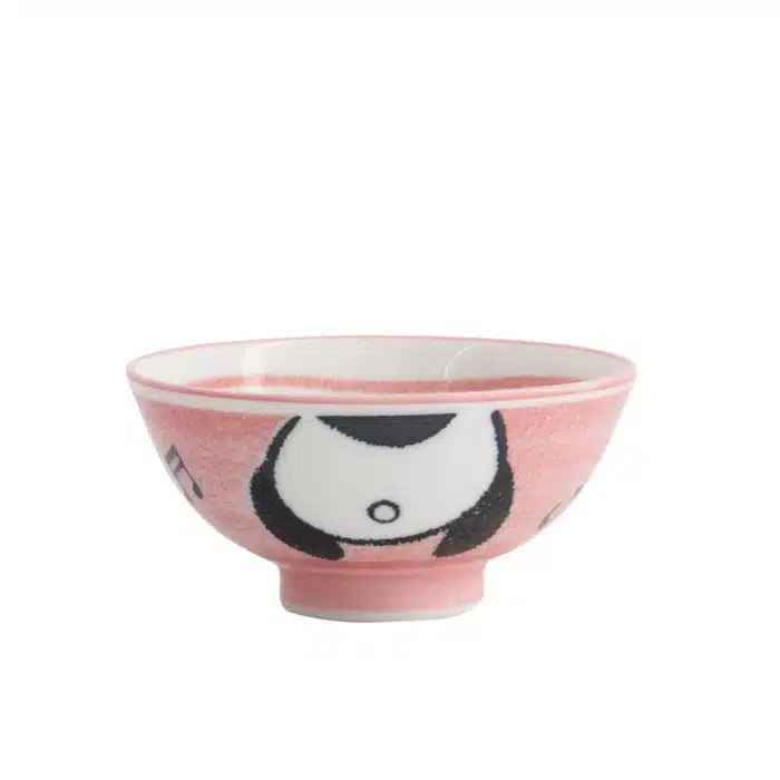 Tokyo Design Studio - Kawaii - Rice Bowl - Panda - Pink - 10.5x5.5cm - 200ml - Image 3