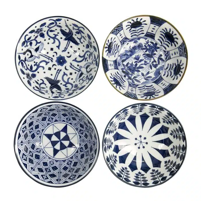 Tokyo Design Studio – Mixed Bowls - Set of 4 pieces - Bowl set - Gift set - 14.8x7cm - 550ml - Image 2