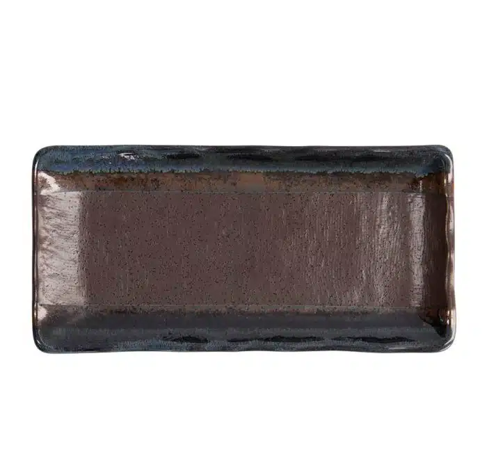 Tokyo Design Studio - Masiko Kinyo - Plate - Black - 19.5x9.5x2.5cm - Image 2
