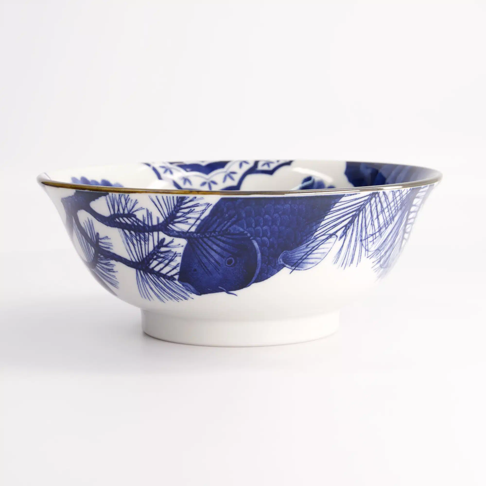 Tokyo Design Studio - Wa Mixed Bowl - Pine - 20,5x8cm - Blue/White - Image 3