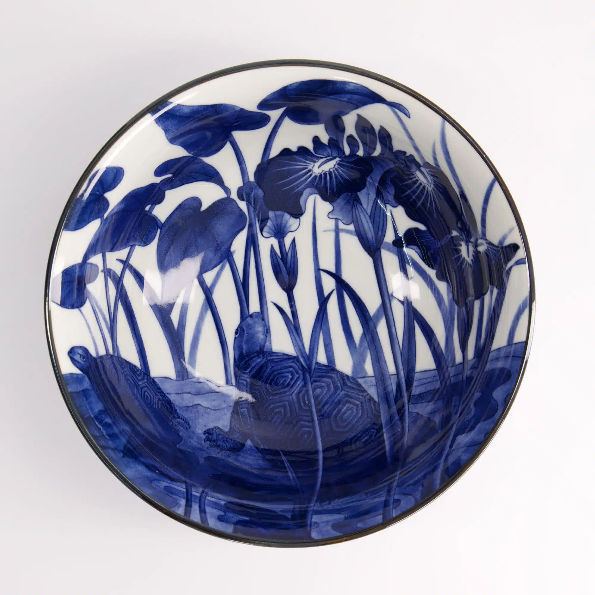 Tokyo Design Studio - Mixed Bowls - Iris - 20.5x8cm - Blue/White - Image 2