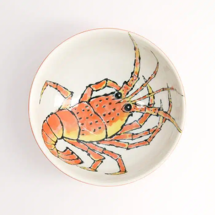 Tokyo Design Studio – Seafood - Bowl - Lobster - Red - 18.5x8.2cm x 1200ml - Image 2