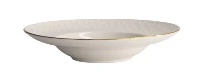 Tokyo Design Studio - Nippon White - Deep Breakfast Plate - Stripes - 21cm - 160ml - Image 3