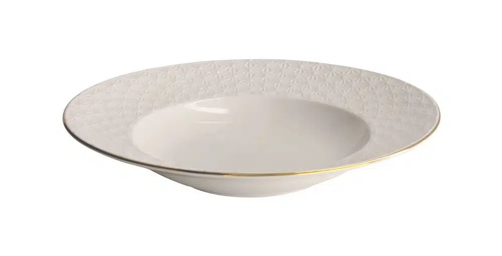 Tokyo Design Studio - Nippon White - Deep Dinner Plate - Stars - 25.8cm - 300ml - Image 3