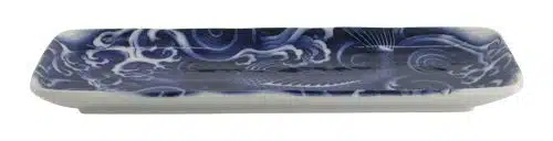 Tokyo Design Studio – Japonism Carp – Rechthoekigbord – Blauw – 28.5x14x2.5cm