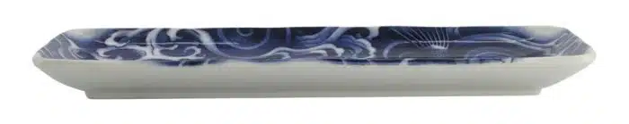 Tokyo Design Studio – Japonism Carp – Rectangular Plate – Blue – 28.5x14x2.5cm - Image 2