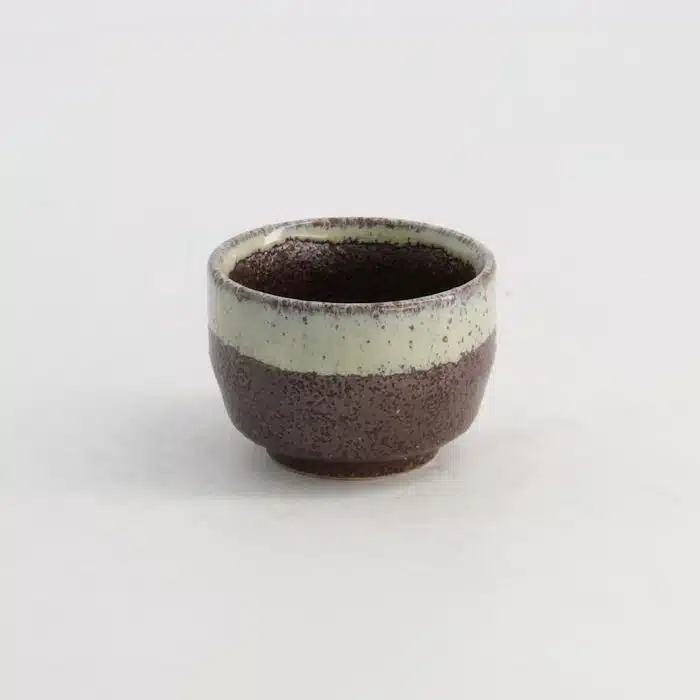 Tokyo Design Studio - Sake Cup - Iga-Nuriwake - Black - 6x4cm - 160ml
