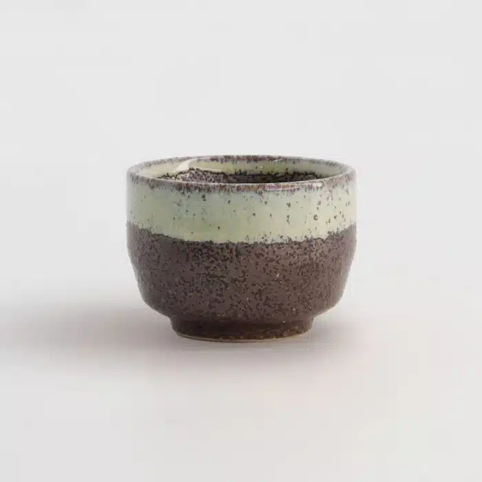 Tokyo Design Studio - Sake Cup - Iga-Nuriwake - Black - 6x4cm - 160ml - Image 2