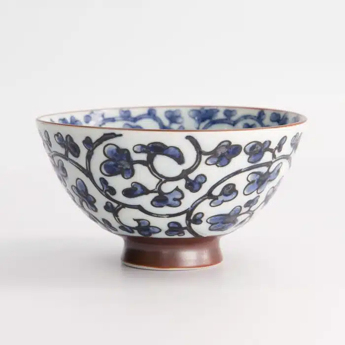 Tokyo Design Studio - Kawaii - Rice Bowl - Karakusa - Blue - 12.5x6.5cm - 350ml - Image 3