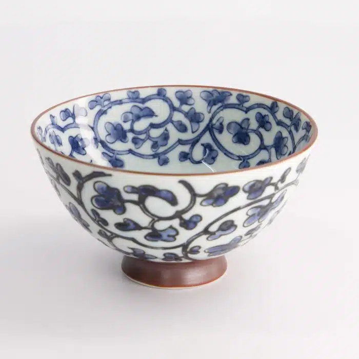 Tokyo Design Studio - Kawaii - Rice Bowl - Karakusa - Blue - 12.5x6.5cm - 350ml - Image 4
